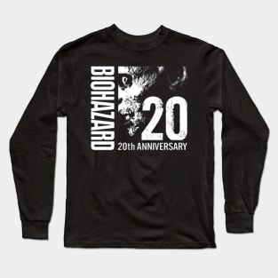 Resident Evil - 20th Anniversary Japanese With Anniversary Text Long Sleeve T-Shirt